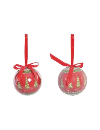 NAVIDAD BOLA DECORACION SET 6 UND 7,5X7,5 xxx