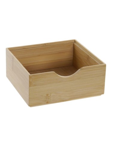 ORGANIZADOR BAMBU 15,2X15,2X6,4 CAJON NATURAL