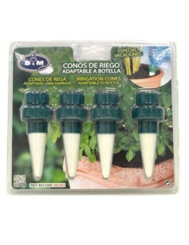 CONO RIEGO ADAPTABLE BOTELLA 4UD