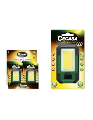 LINTERNA CEGASA RECARGABLE 10W 500LUM + POWER BANK