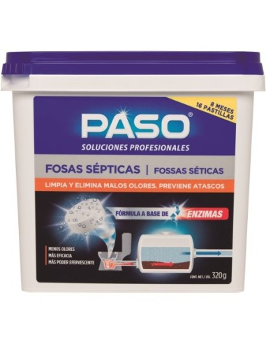 FOSAS SEPTICAS 16 PASTILLAS 320GR