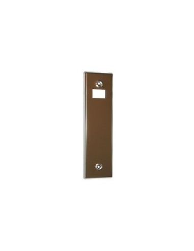 PLACA ANCHA ALUMINIO 0,5 BRONCE