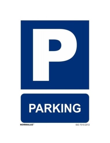 SEÑAL PARKING PVC 0,7mm 210X300mm