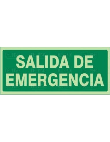 SEÑAL-1036 "SALIDA EMERGENCIA" 297X148