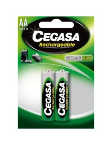 PILA CEGASA RECARGABLE HR06 2100 2V BL 2UD