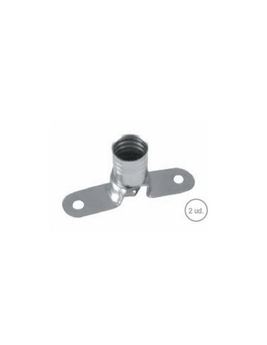 PORTALAMPARAS ROSCA MIGNONET E-10 ALUMINIO CON PUENTE 160185019 1,65 €