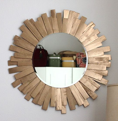 Cómo hacer un espejo de mano de madera ▷ Utilizando máquinas caseras