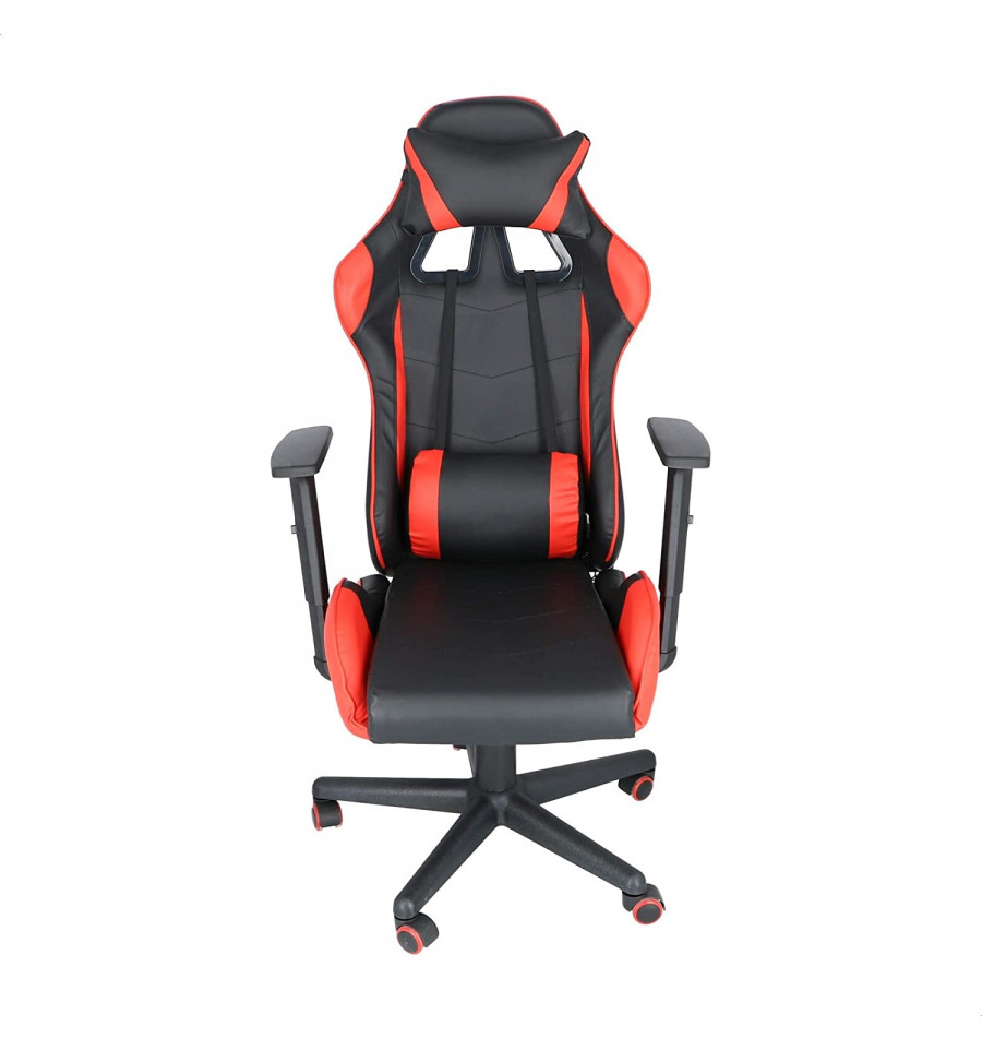 silla oficina modelo gaming rojo y negro